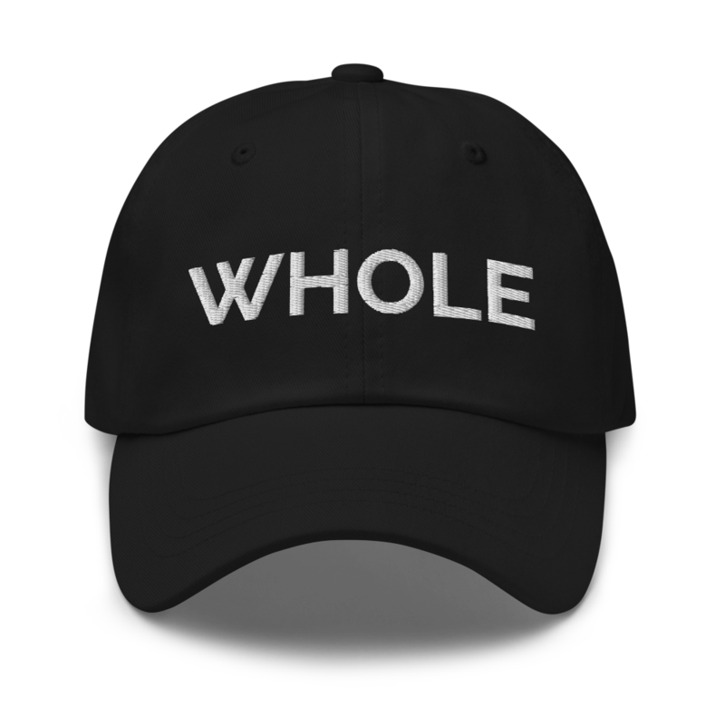 Whole Hat - Black