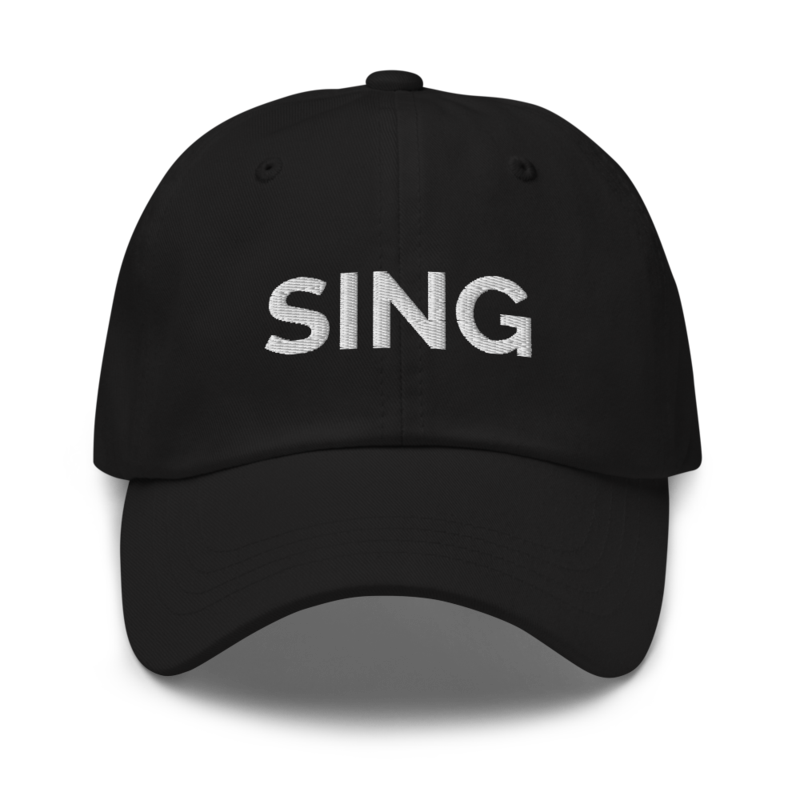 Sing Hat - Black