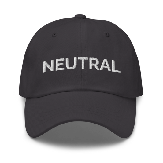 Neutral Hat - Dark Grey
