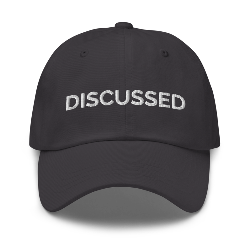 Discussed Hat - Dark Grey