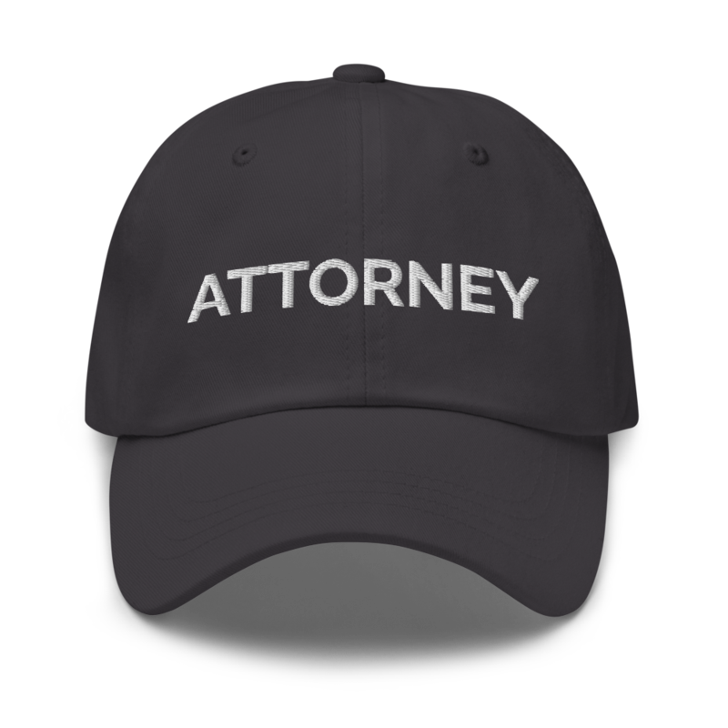 Attorney Hat - Dark Grey