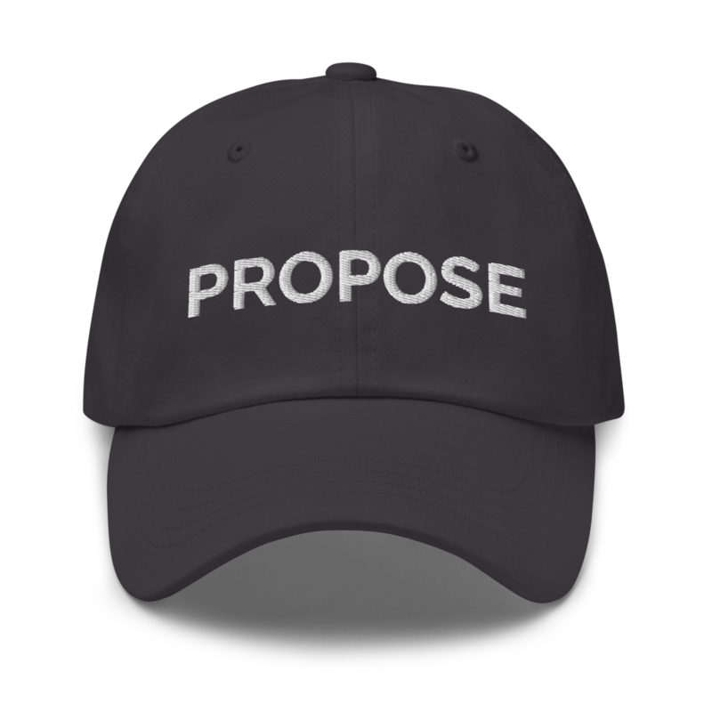 Propose Hat - Dark Grey