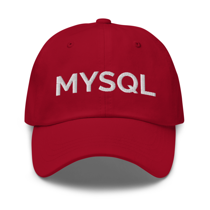 Mysql Hat - Cranberry