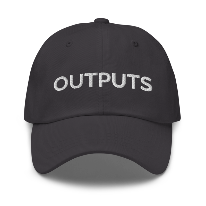 Outputs Hat - Dark Grey