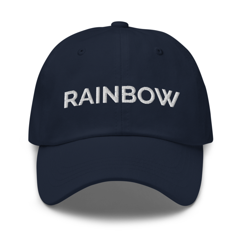 Rainbow Hat - Navy