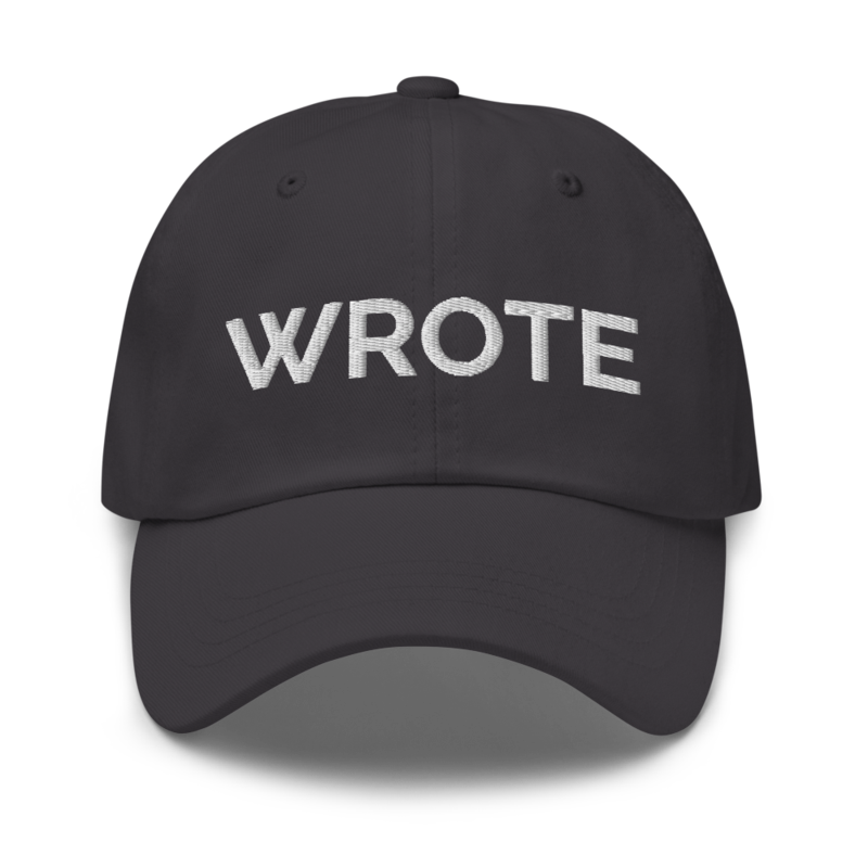 Wrote Hat - Dark Grey