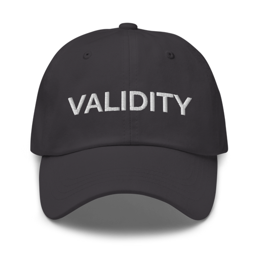 Validity Hat - Dark Grey