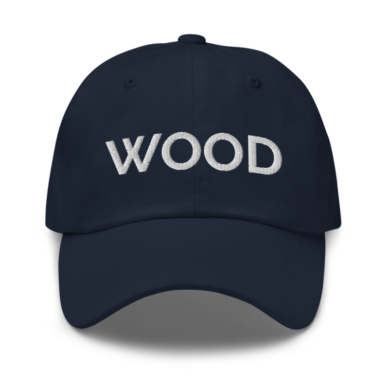 Wood Hat - Navy