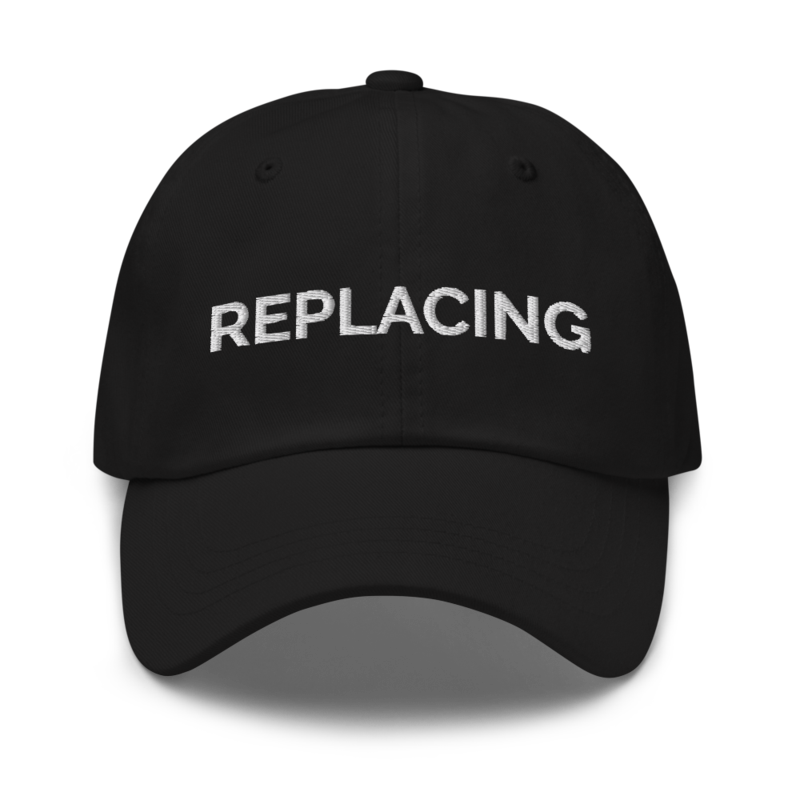 Replacing Hat - Black
