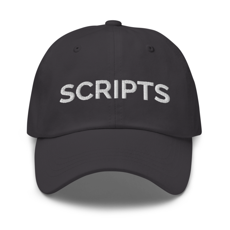 Scripts Hat - Dark Grey
