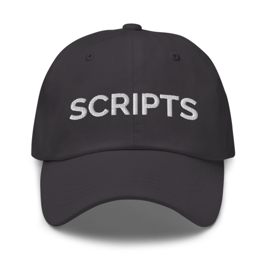 Scripts Hat - Dark Grey