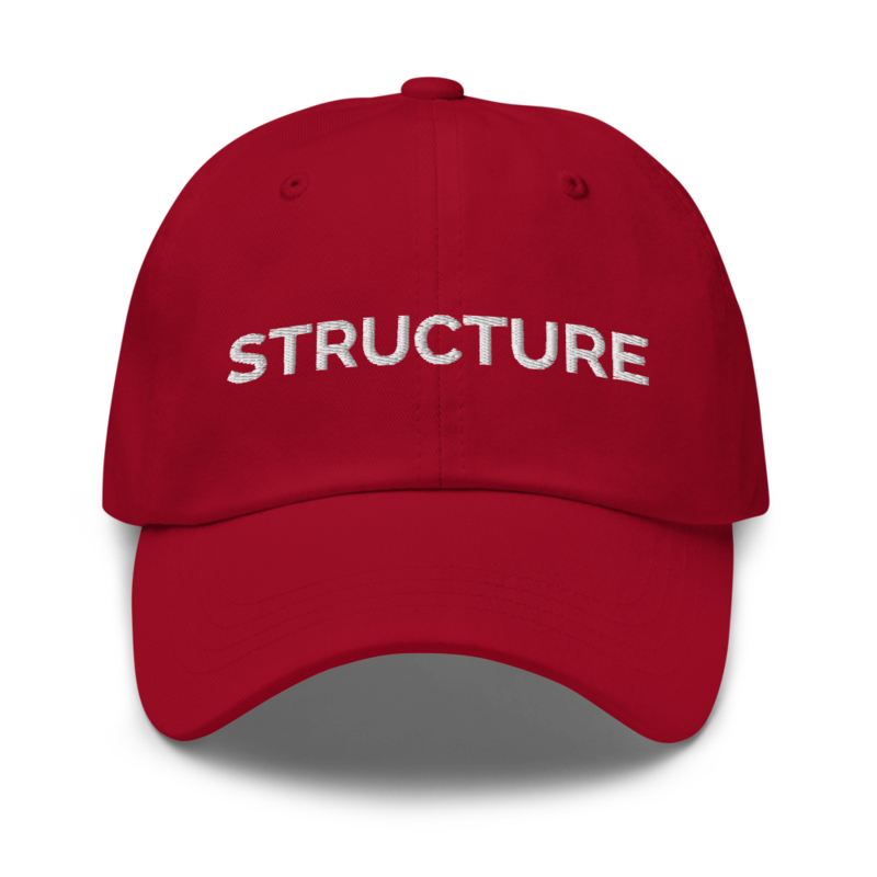 Structure Hat - Cranberry