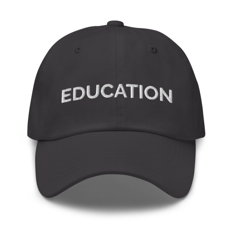 Education Hat - Dark Grey