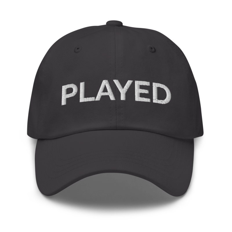 Played Hat - Dark Grey