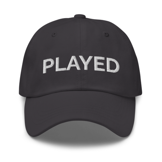 Played Hat - Dark Grey