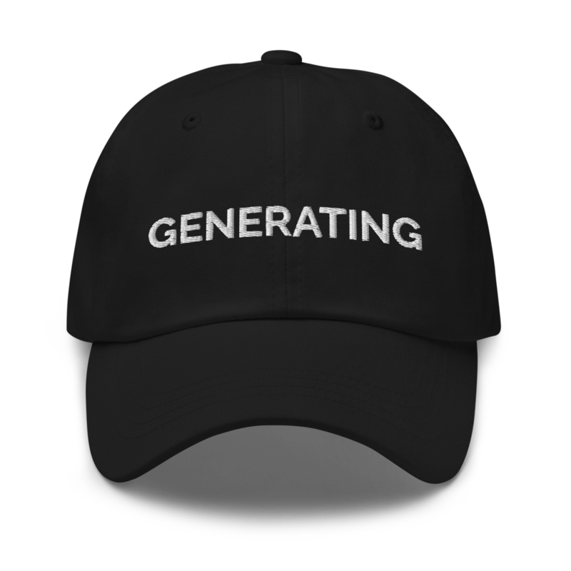 Generating Hat - Black