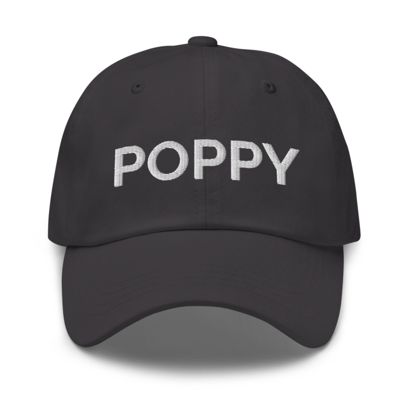 Poppy Hat - Dark Grey