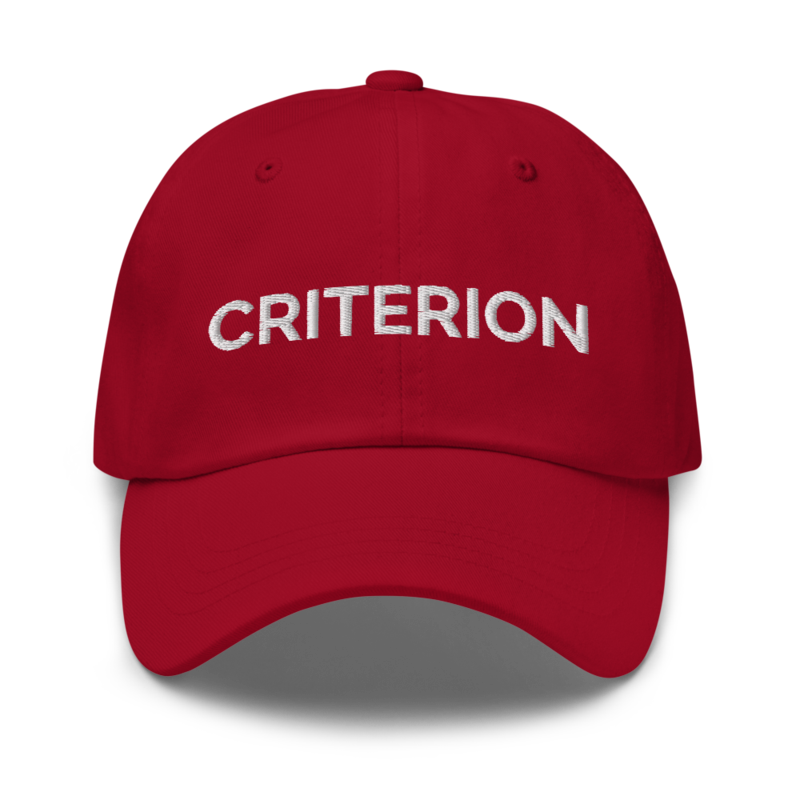 Criterion Hat - Cranberry