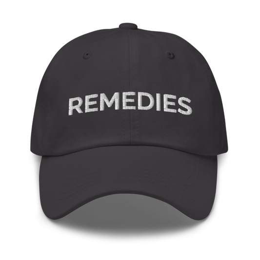 Remedies Hat - Dark Grey
