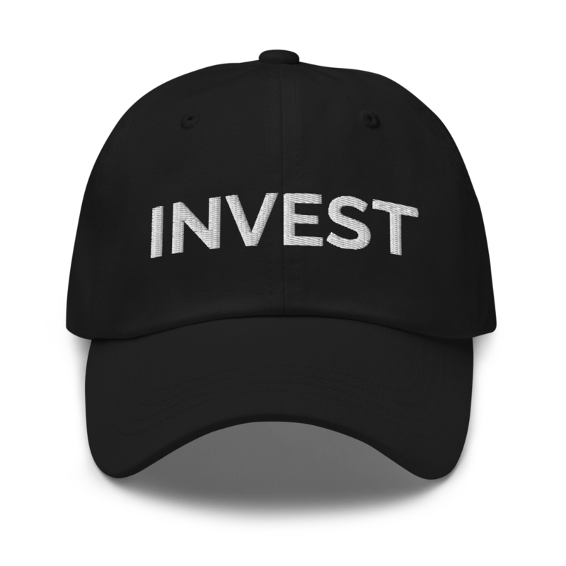 Invest Hat - Black