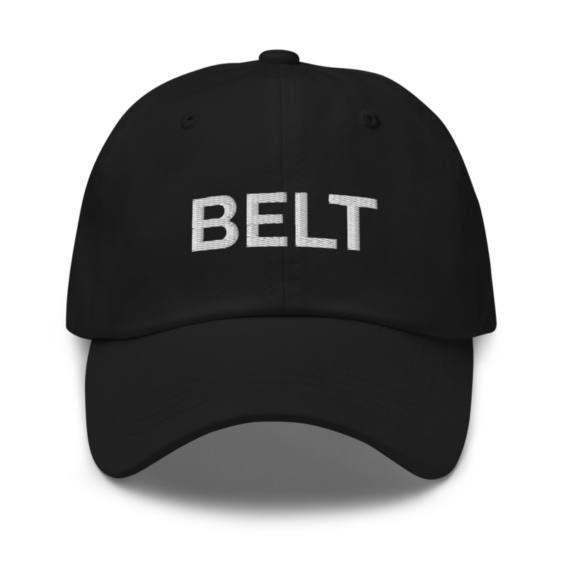Belt Hat - Black