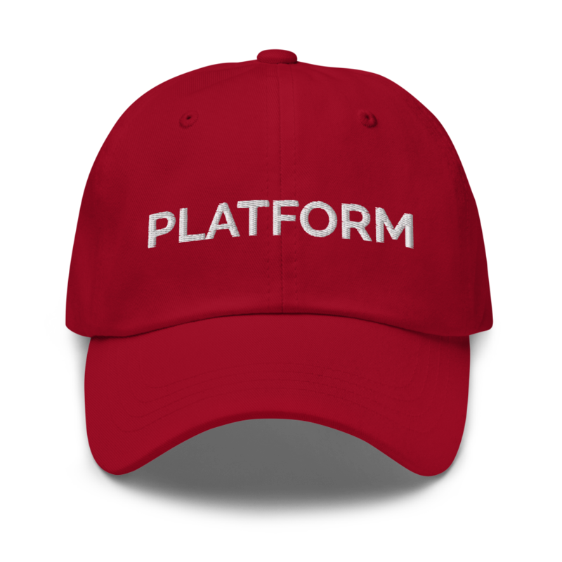 Platform Hat - Cranberry