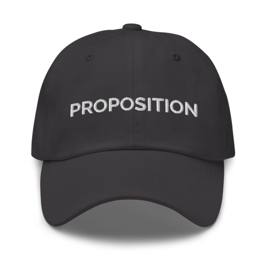 Proposition Hat - Dark Grey