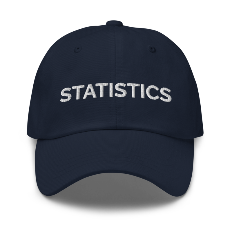 Statistics Hat - Navy