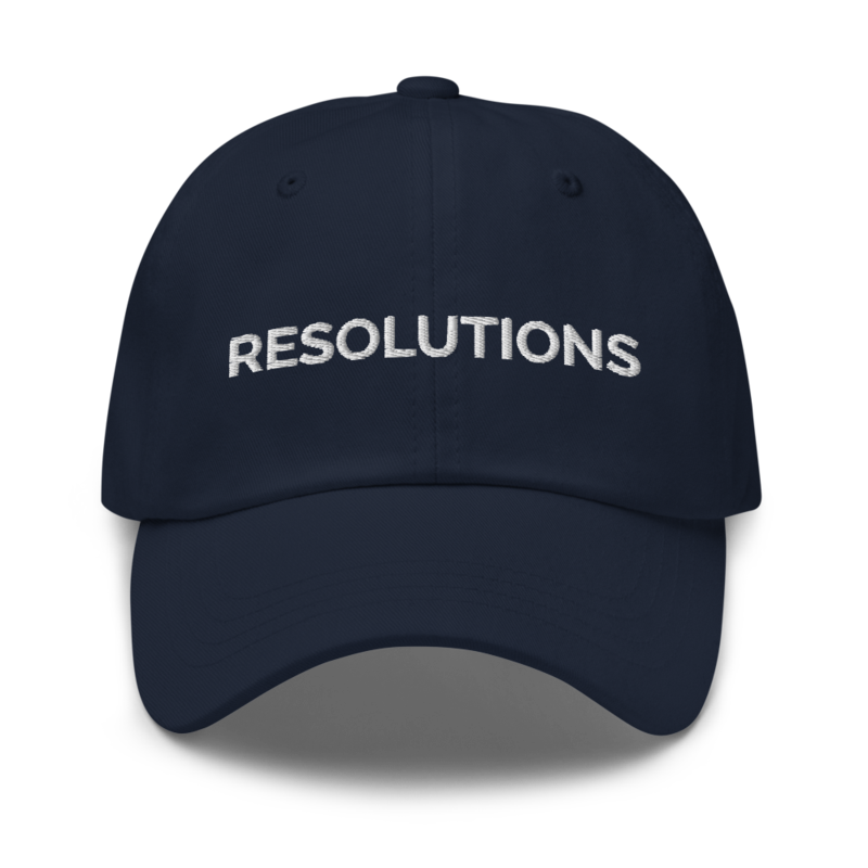 Resolutions Hat - Navy