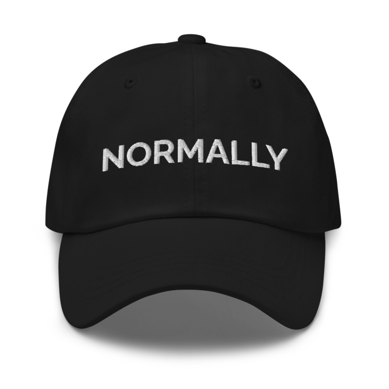 Normally Hat - Black