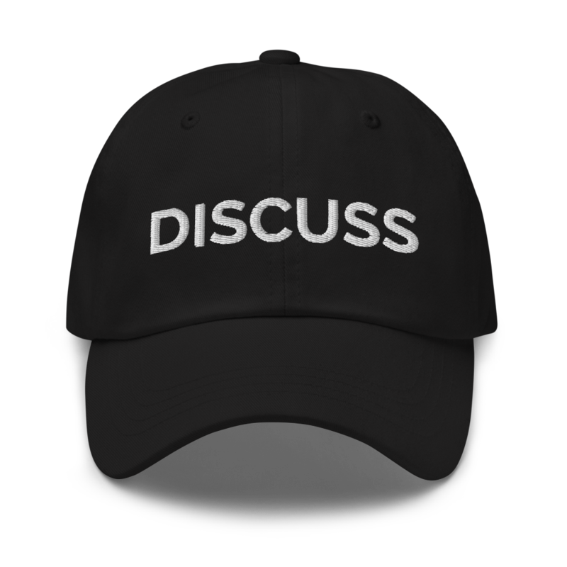 Discuss Hat - Black