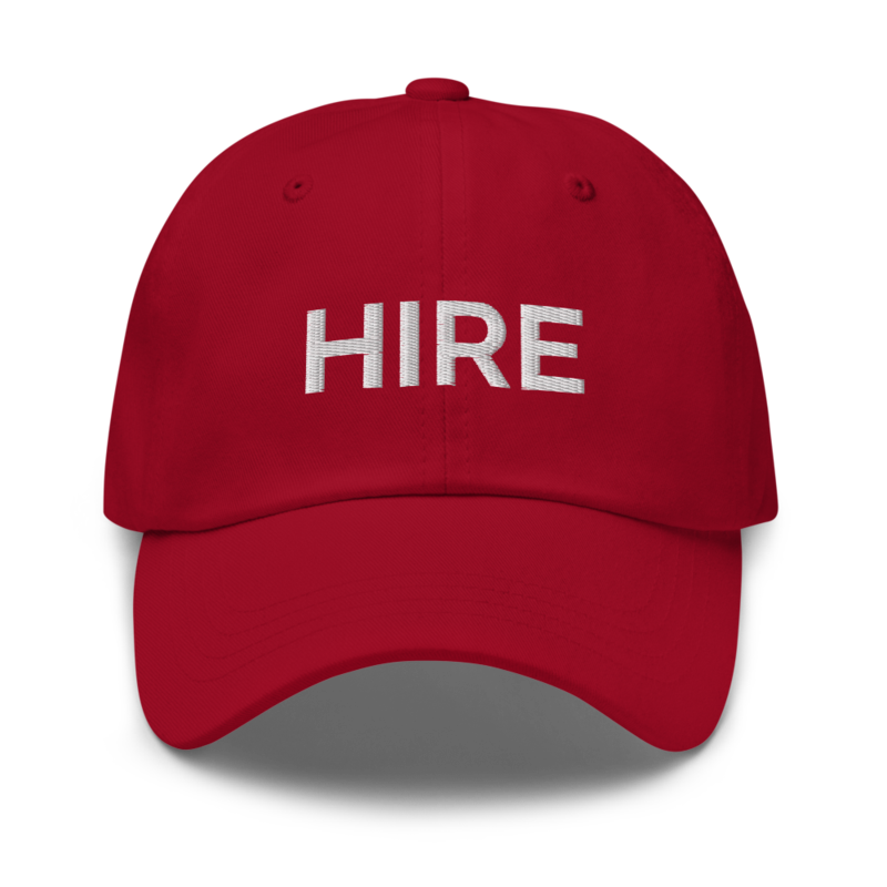 Hire Hat - Cranberry