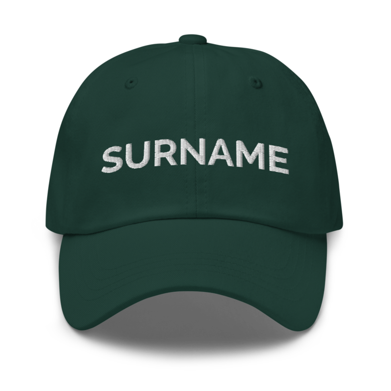 Surname Hat - Spruce