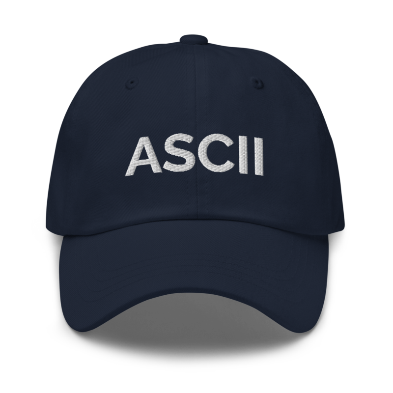 Ascii Hat - Navy