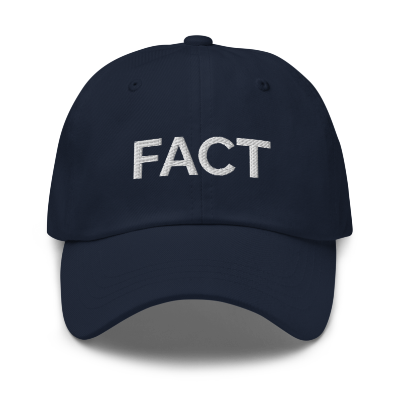 Fact Hat - Navy