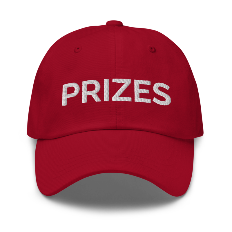 Prizes Hat - Cranberry