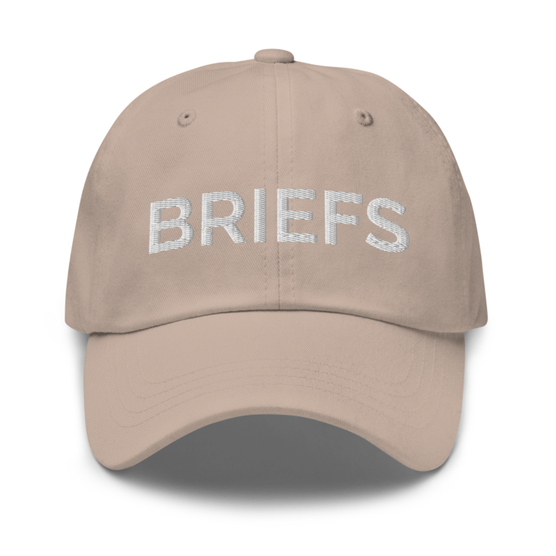Briefs Hat - Stone