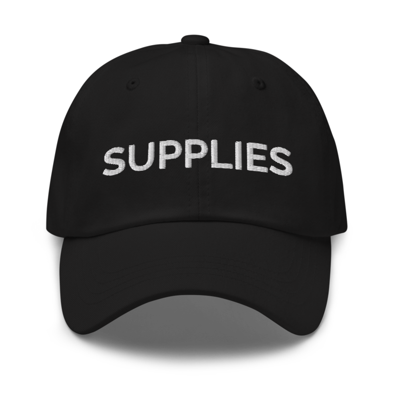 Supplies Hat - Black