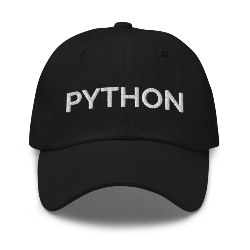 Python Hat - Black
