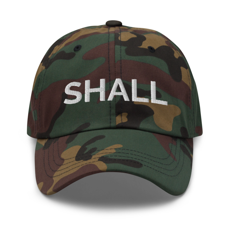 Shall Hat - Green Camo