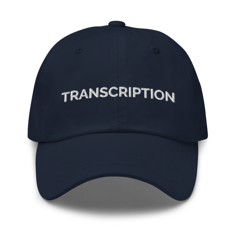 Transcription Hat - Navy
