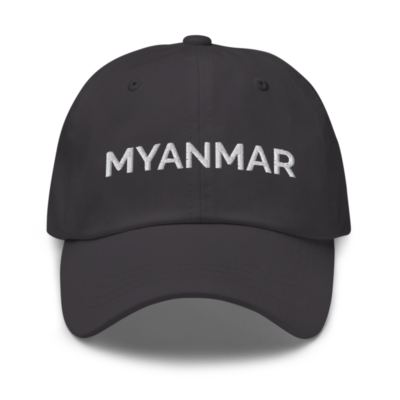 Myanmar Hat - Dark Grey