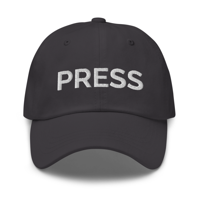 Press Hat - Dark Grey