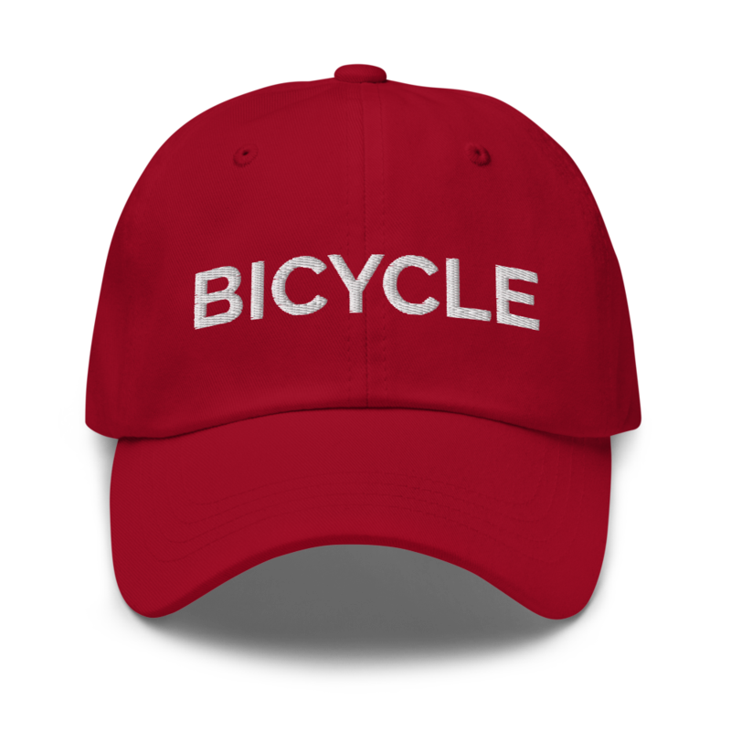 Bicycle Hat - Cranberry