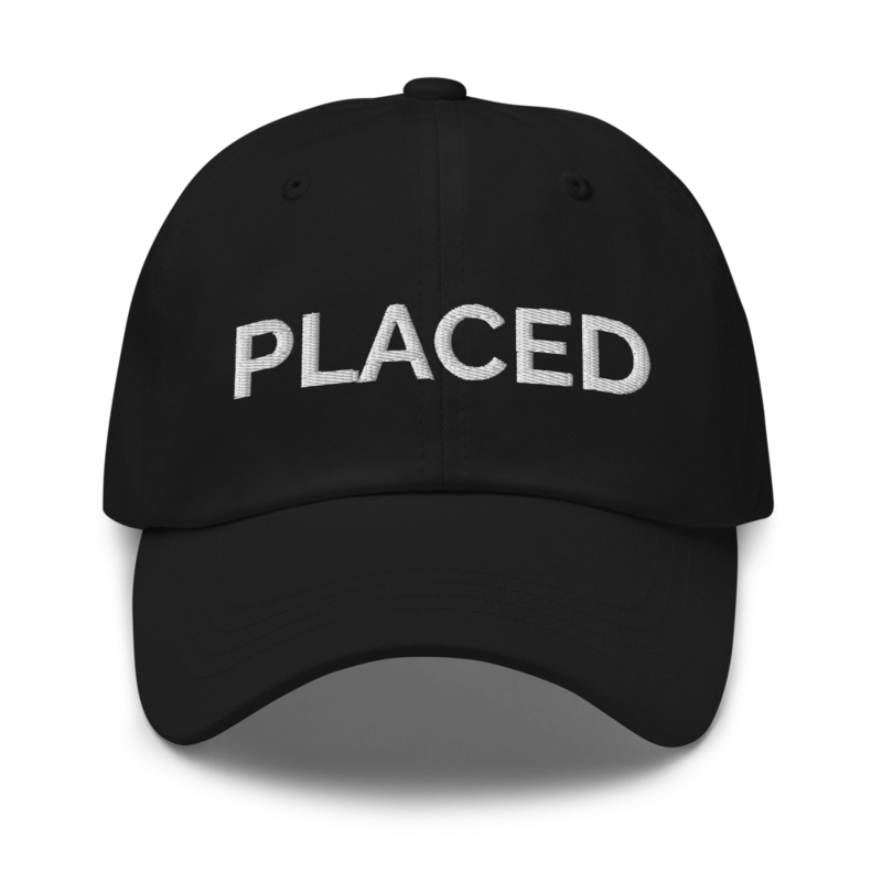 Placed Hat - Black