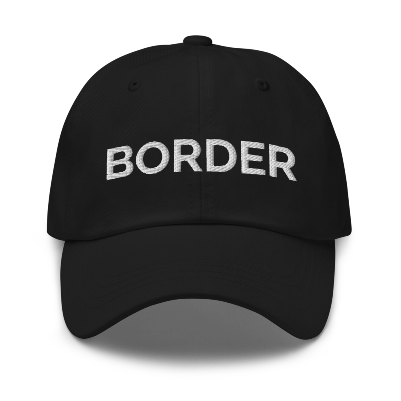 Border Hat - Black