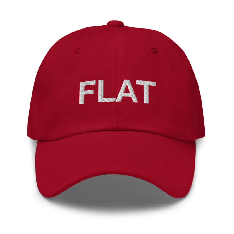 Flat Hat - Cranberry