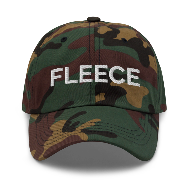 Fleece Hat - Green Camo