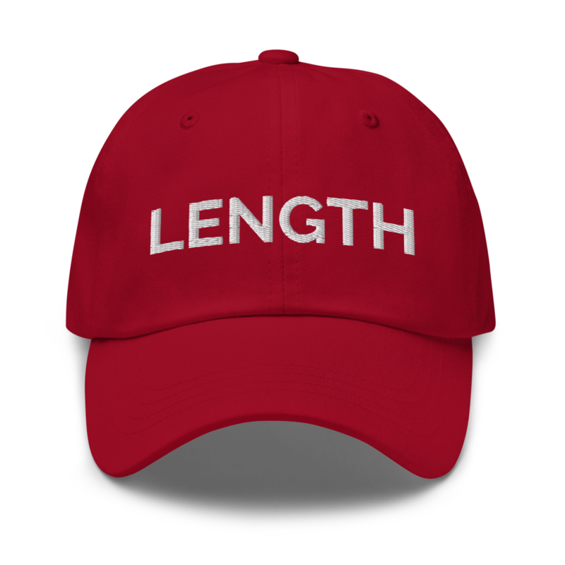 Length Hat - Cranberry