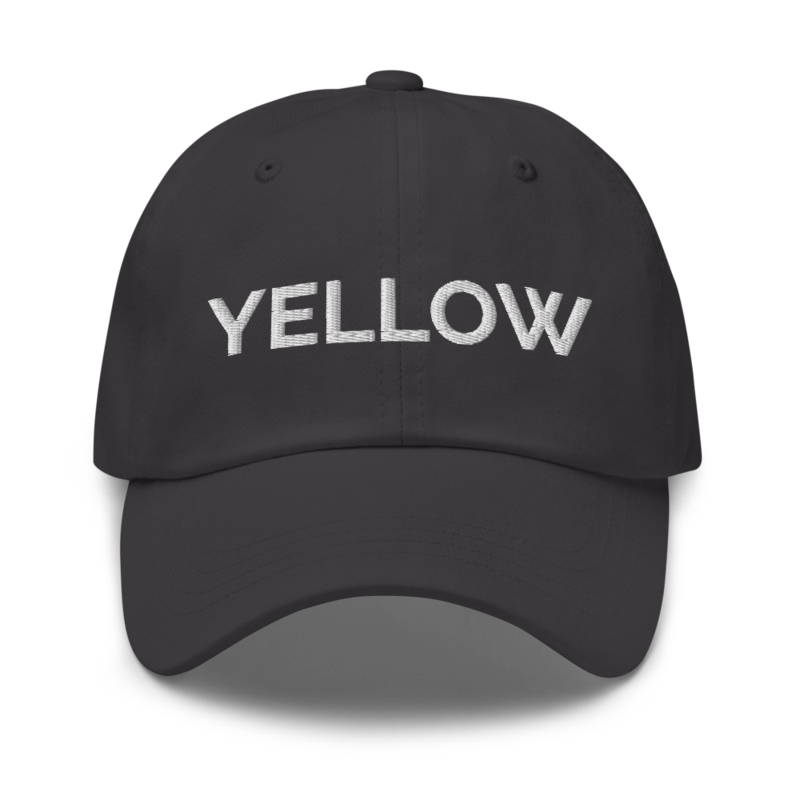 Yellow Hat - Dark Grey